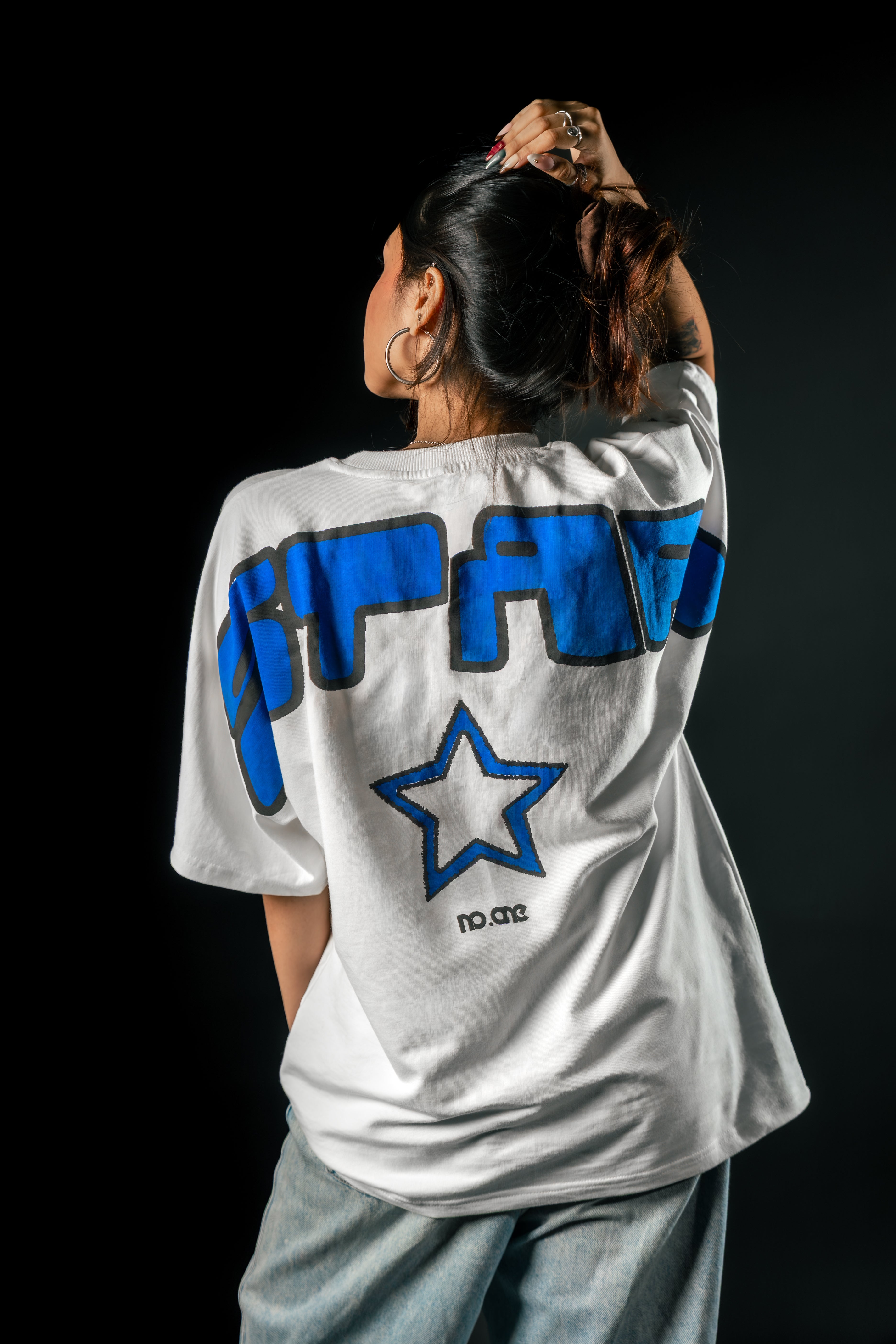 STAR SYNERGIES TEE – White/Blue